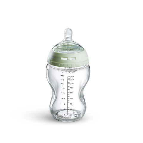 Natural Start 260ml 玻璃奶瓶附超柔軟中流量奶嘴