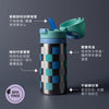 On the Go 隨行不鏽鋼保溫瓶(附矽膠吸管)| 適用於 18 個月以上幼兒 | 355 毫升 | 藍色