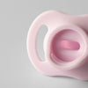 【新款】6-18個月 Ultra Light 超輕矽膠安撫奶嘴 (新裝兩個裝連消毒盒)(粉紅色+紫色)