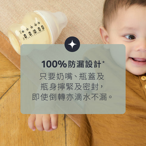 Natural Start PP印花奶瓶 - 藍小鳥 (適用於3個月以上)｜260毫升兩個裝｜中流量仿母乳奶嘴｜可微波蒸汽消毒奶瓶｜不含BPA