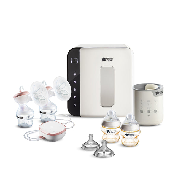 1.【網上BB展】All in 1 新手爸媽必備套裝 -UV消毒加雙邊電動吸奶器