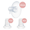 【新推出】Made for Me™ 雙邊免提穿戴式吸乳器配件 - 喇叭 (28mm/ 24mm/ 20mm或以下喇叭套裝) - Tommee Tippee 香港官方網店