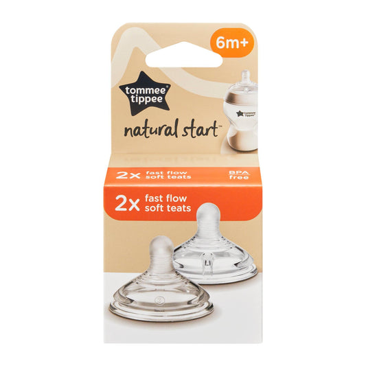 Natural Start ® 超柔軟奶嘴 -快流量 - Tommee Tippee 香港官方網店