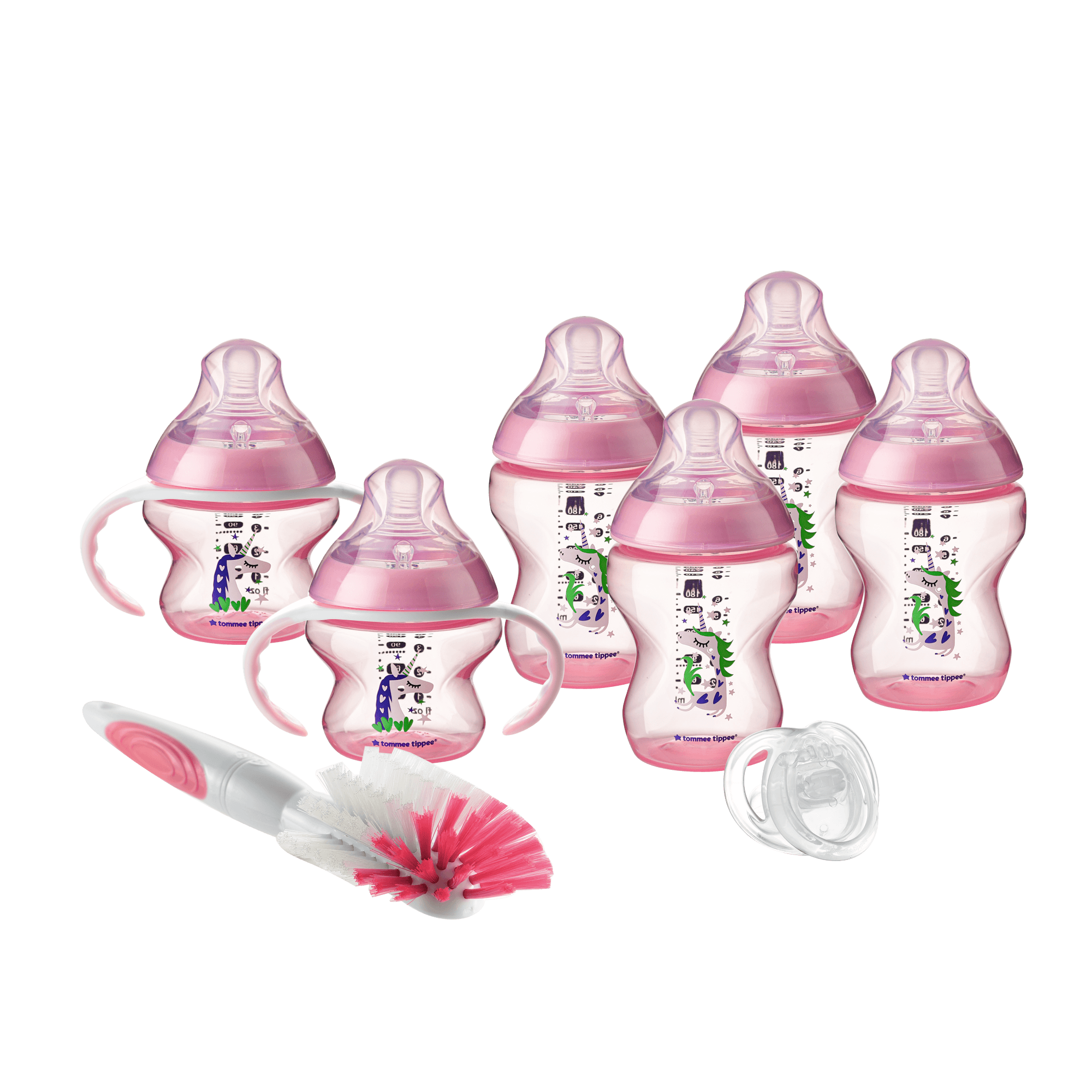 closer to nature® PP 印花奶瓶套裝 -配新乳感超柔軟奶嘴 - Tommee Tippee 香港官方網店